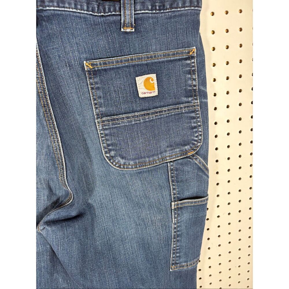 Carhartt mens relaxed fit carpenter jeans size 38x32 - Picture 6 of 6